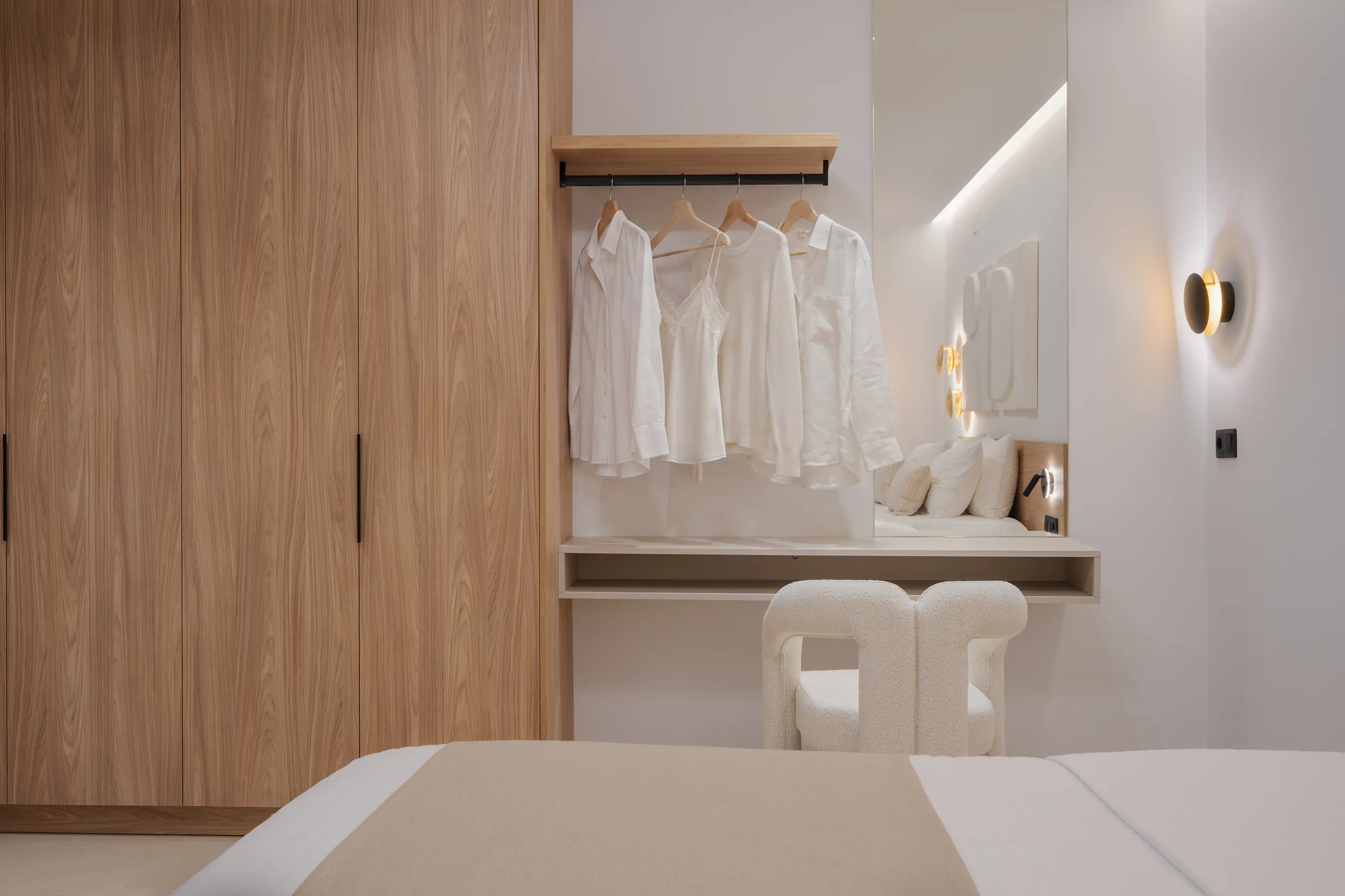 Right Crete bedroom two with calm neutral textiles